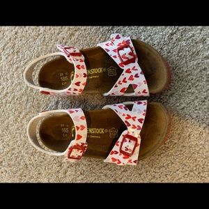 Little girls Birkenstock sandals